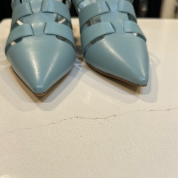 Chic Blue Slingback Heels by PINKO - Picture 2 of 5